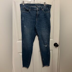 INC DENIM Women’s Distressed Madison Skinny Jeans Size 12